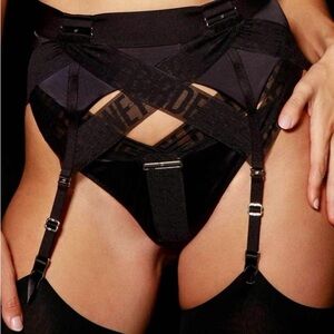 Honey Birdette Blake Garter Belt